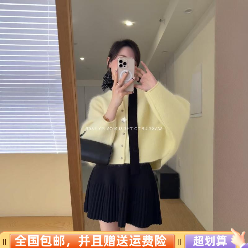 欧洲站2025秋季新品羊毛开衫毛衣