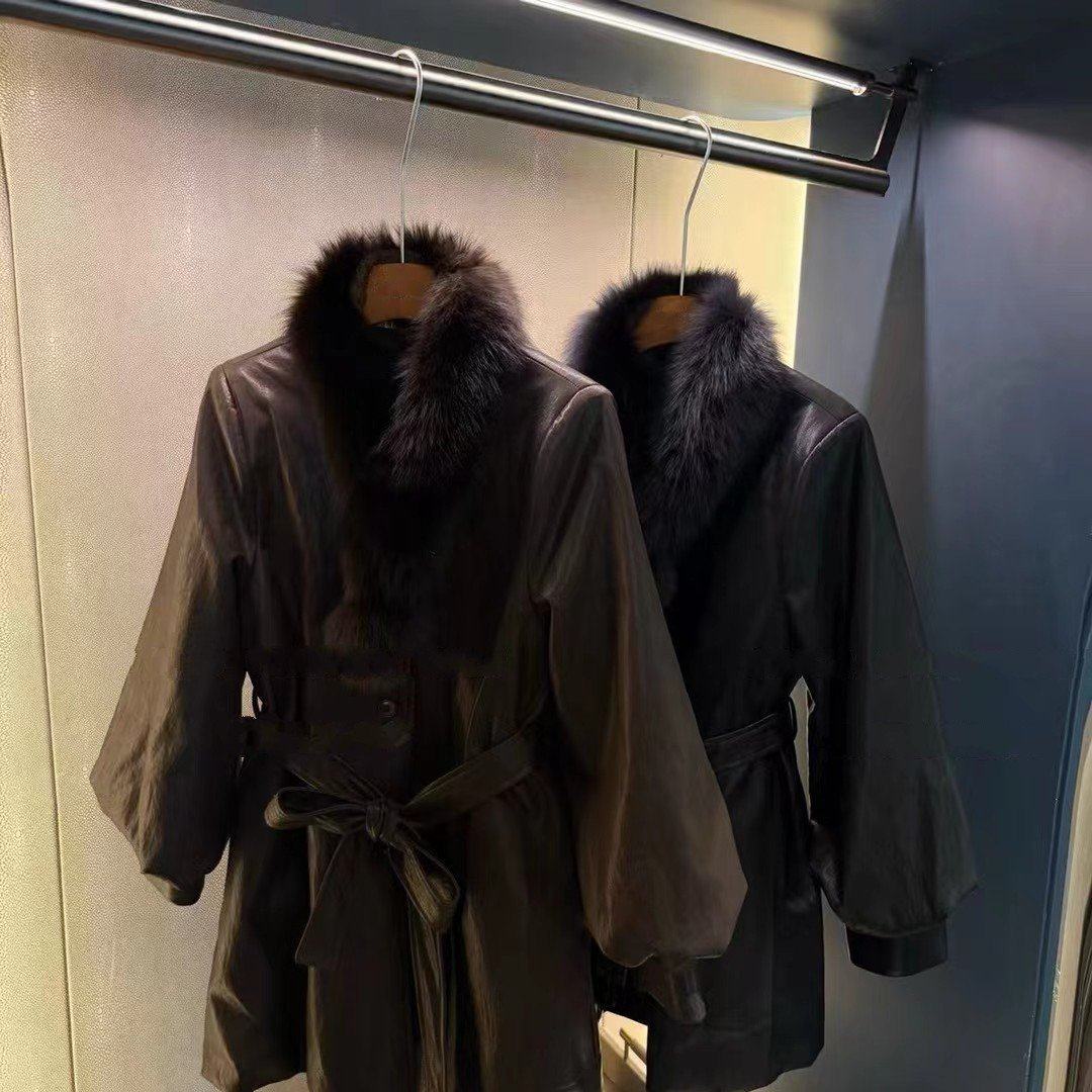 版型巨好看羽绒内胆黑色皮衣羽绒服女2025冬季新款外套保暖高级感