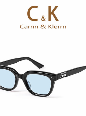 2025新款浅色墨镜女高级感Musee于适同款蓝色太阳镜男配近视眼镜