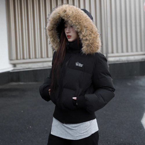 2025年冬季潮流短款收腰显瘦