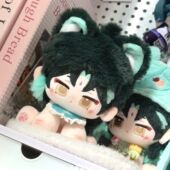 原创原神魈属性15cm棉花娃娃可爱玩偶二次元 周边送人礼物