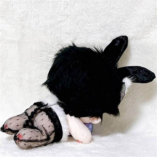 娃衣20cm10cm娃衣40cm棉花娃娃黑丝五件套正版兔女郎换装套装便宜