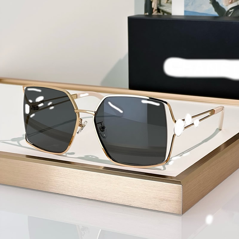 2025时尚优雅欧美女士镂空腿高级感气质街拍墨镜遮阳方形太阳眼镜