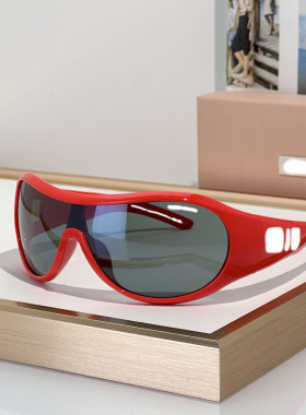 欧美个性一体风镜遮阳舒适太阳镜