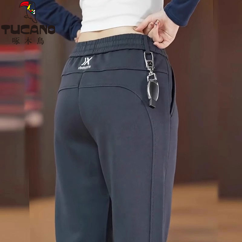 啄木鸟高端束脚卫裤男士秋冬季2025年新款男裤宽松休闲运动裤男款