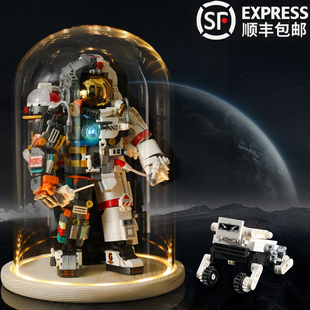 航天宇航员积木2025新款机甲拼装儿童适用于乐高男孩十级难度玩具