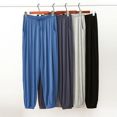 长裤男士莫代尔束脚家居裤睡裤