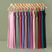 莫代尔内搭吊带裙女夏季 宽松a字裙纯色中长款 睡裙加肥加肥连衣裙