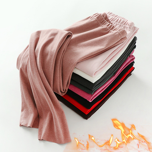 保暖裤 德绒秋裤 内穿贴身紧身线裤 春秋薄绒裤 秋冬 女加绒加厚打底裤