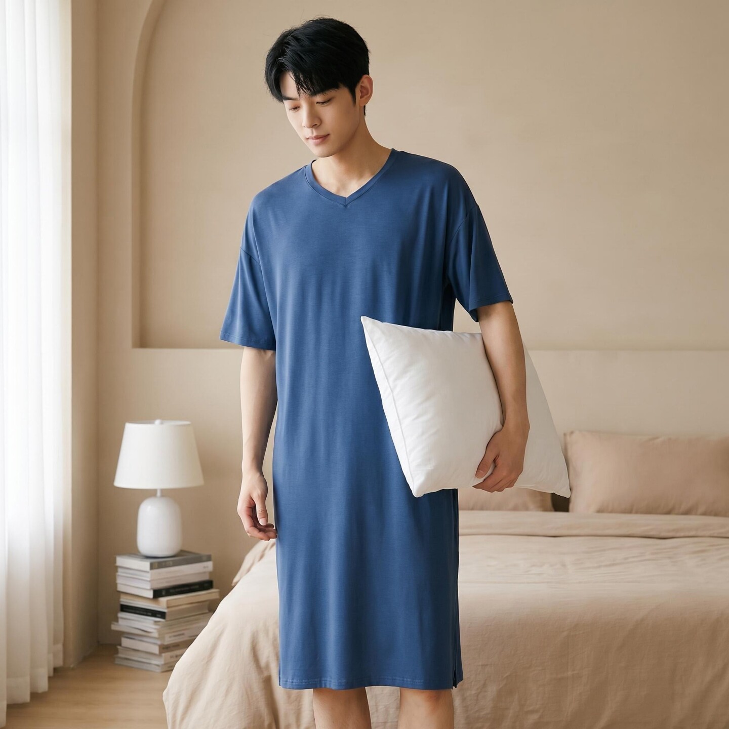 莫代尔夏季家居服睡衣清凉舒适