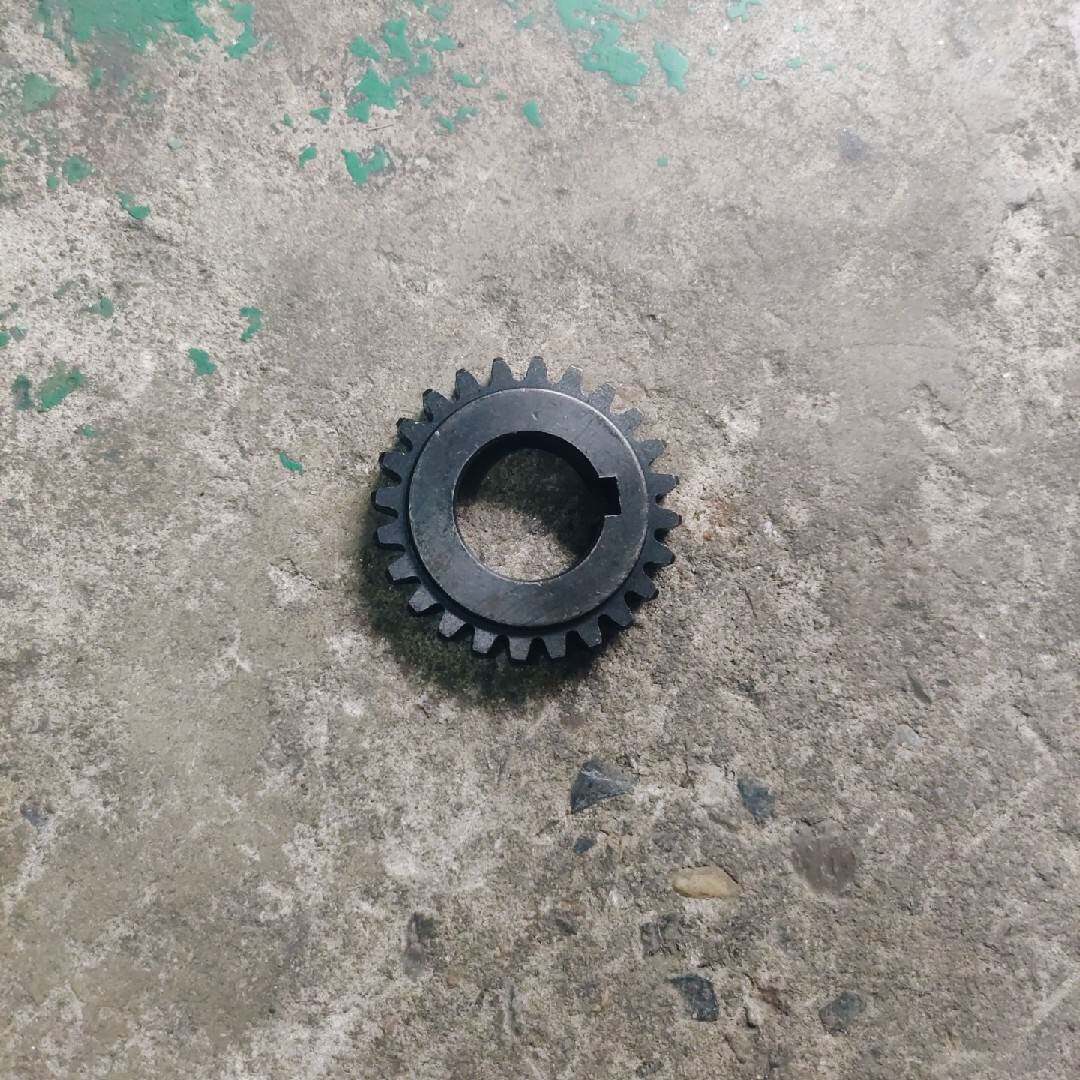 冲床配件厦门厦锻力牌63吨操纵器上小齿轮z24内孔28