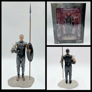 权利的游戏 灰虫子 士兵 7寸 拿盾牌 长矛 模型摆件 盒装手办
