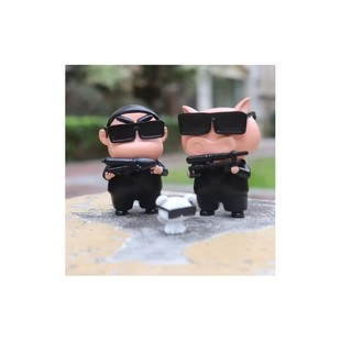 野原新之助 黑衣人 小新 二代杀手 肥嘟嘟 佐卫门 小白 盒装手办