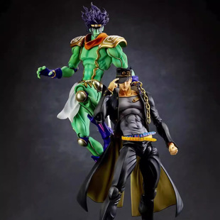 JOJO的奇妙冒险 大号 空条承太郎 替身 白金之星 超像 可动手办