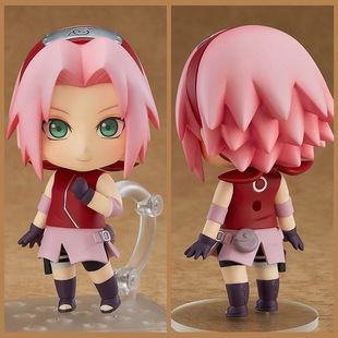 火影 Q版粘土人 833# 春野樱 小樱可动人偶 公仔模型摆件盒装手办