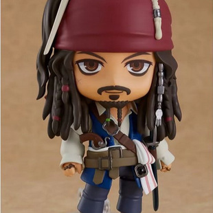 加勒比海盗 Q版粘土人 1557# 杰克船长 公仔 摆件 模型 盒装手办