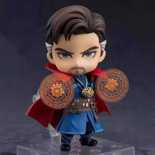 Q版 粘土人 复仇者联盟 GSC 1120 DX 奇异博士 无限战争 盒装手办