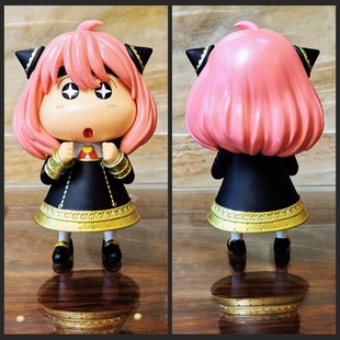 间谍过家家 Q版 阿尼亚COS 小新 阿妮亚 福杰 蜡笔小新 盒装手办