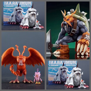 数码宝贝 海狮兽 哥玛兽 巴多拉兽 比丘兽 创世 祖顿兽 盒装手办