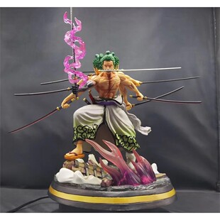 海贼王 和之国 GK 阿修罗 索隆 鬼气九刀流 可发光 雕像 盒装手办