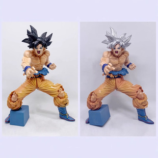 超级赛亚人 A赏 宿敌对决VS 自在极意功 黑发银发悟空 盒装手办