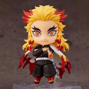 鬼灭之刃 炼狱杏寿郎 炎柱 Q版粘土人 1541# 可动 换脸 盒装手办