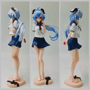 游戏周边 循循守月 JK服表白 甘雨 校服 美少女系列 模型盒装手办