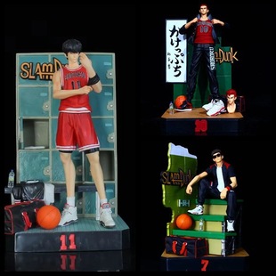 灌篮高手 湘北高校 潮服7号宫城良田樱木花道 摆件 模型 盒装手办