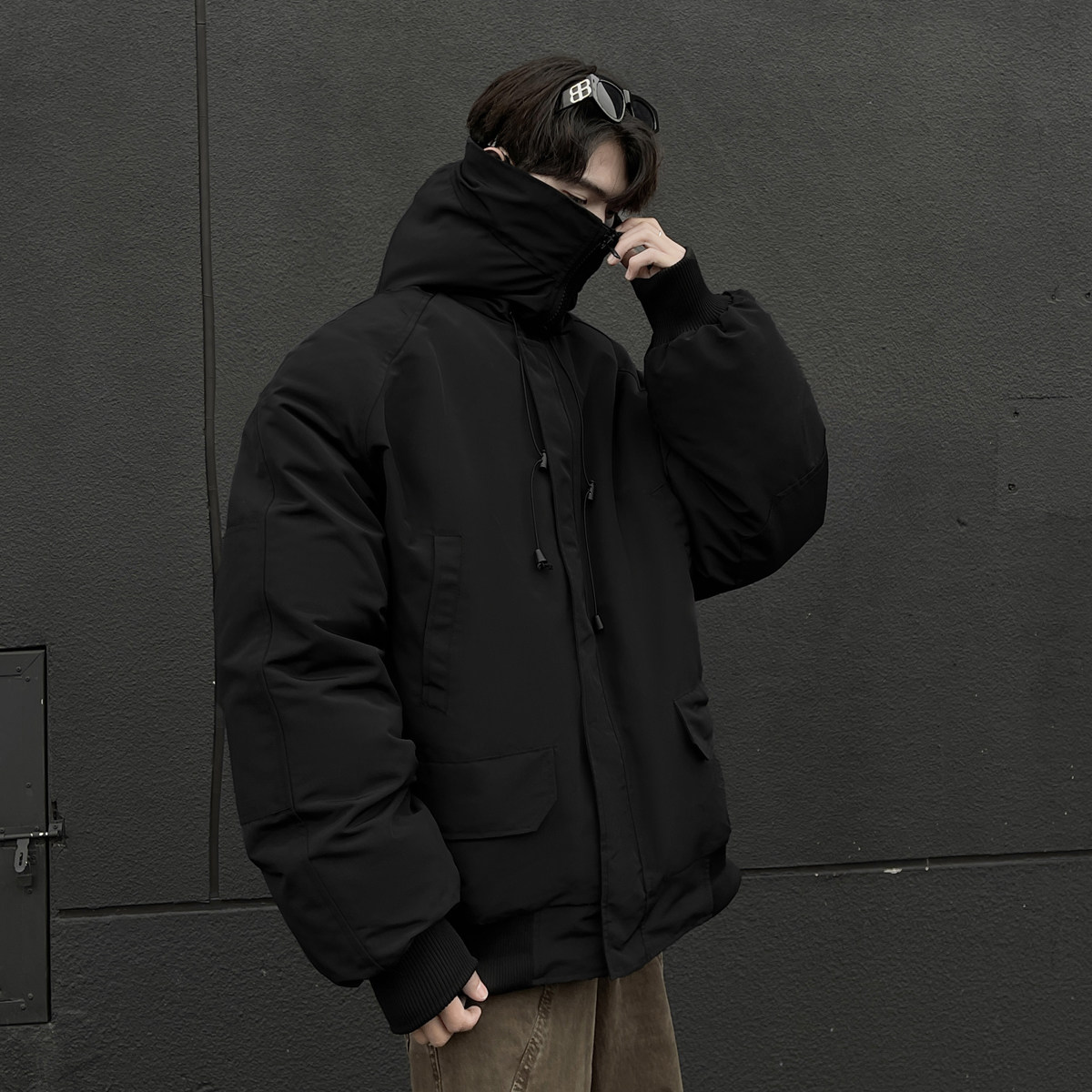 冬季1毛领派克服手塞棉美式复古工装bf外套棉服1713-MF77-P168,男装棉衣,星座514A（原614）