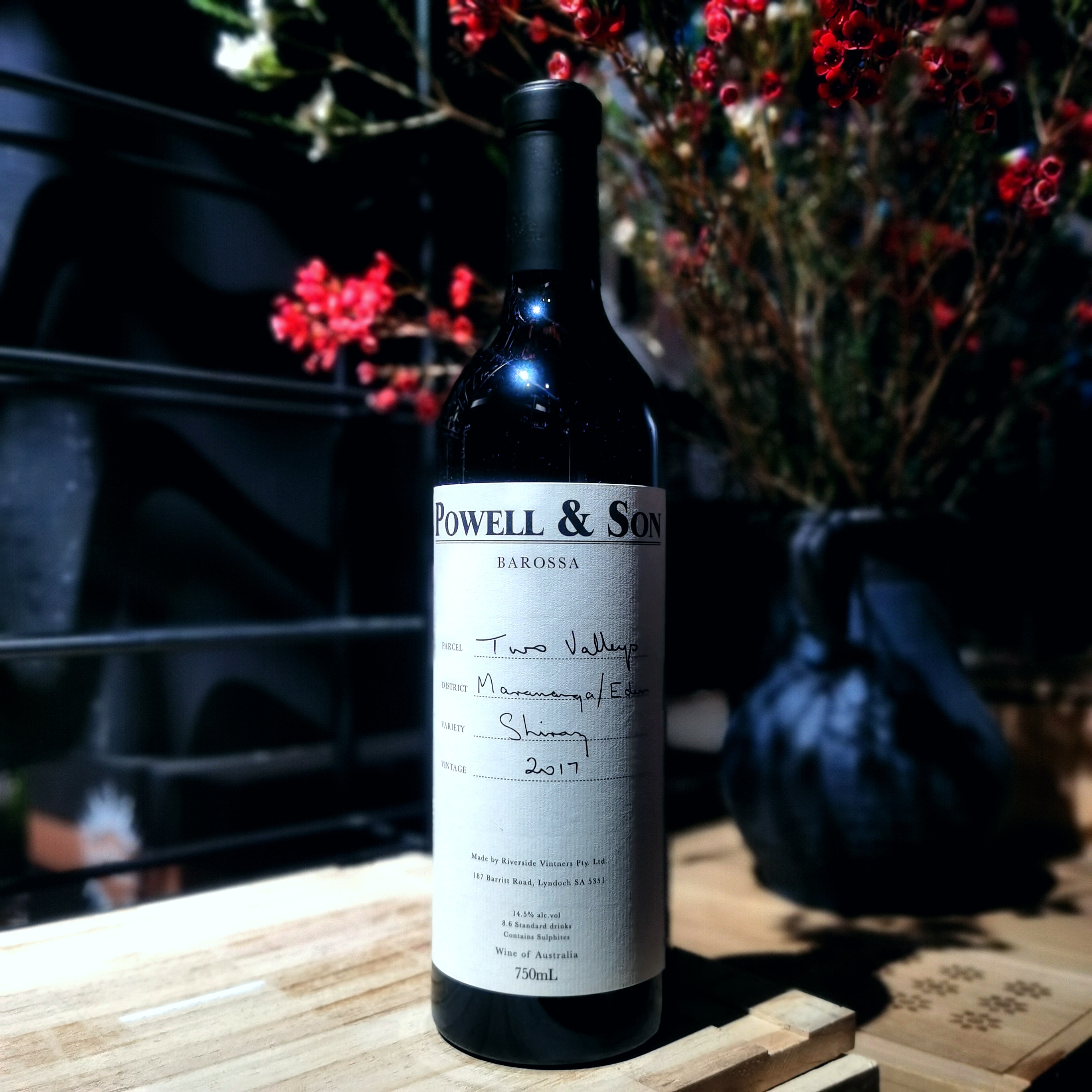 澳洲进口鲍威父子西拉干红葡萄酒Two Valleys Shiraz红酒膜拜酒