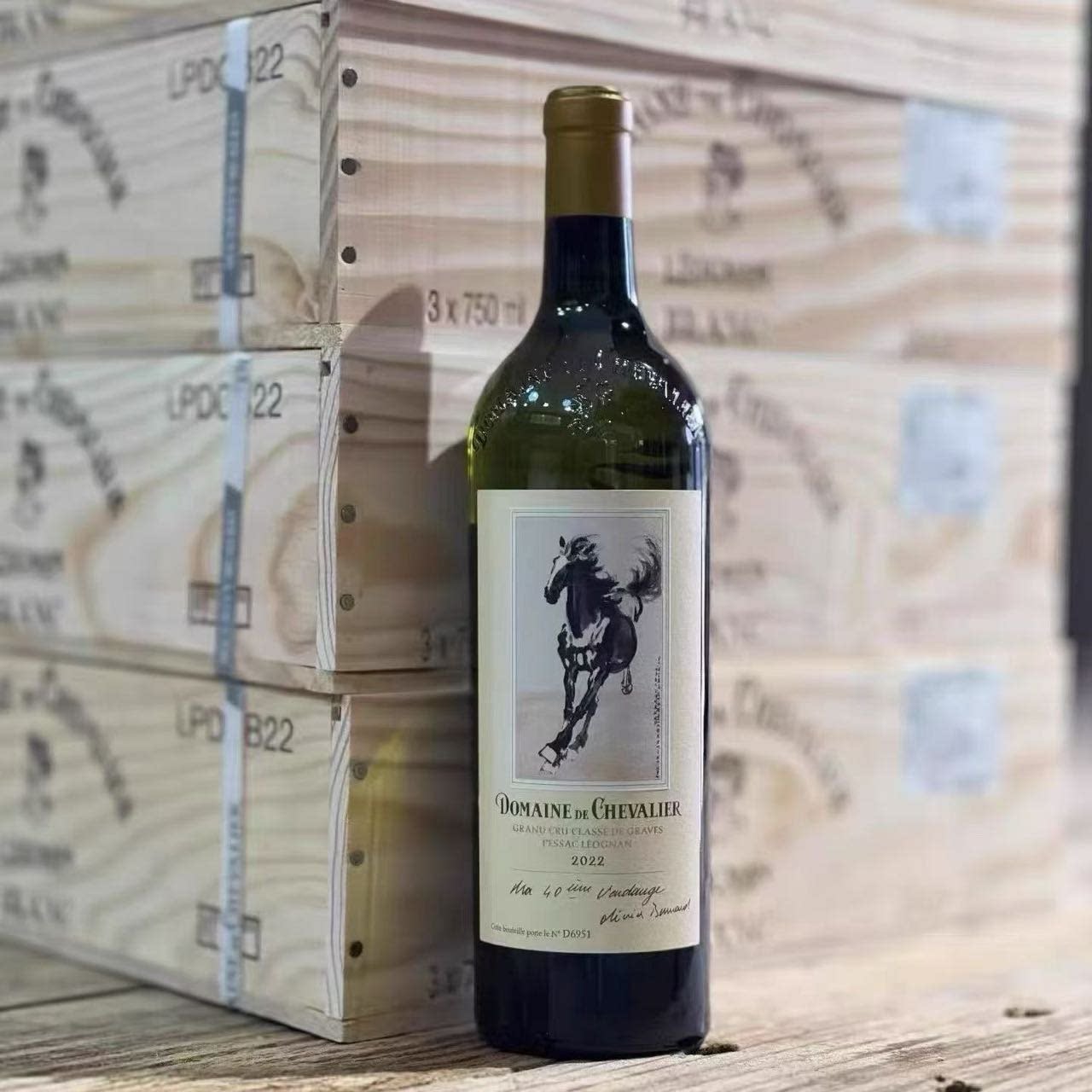 2022波尔多超级大年！法国进口chevalier骑士酒庄正牌干白葡萄酒
