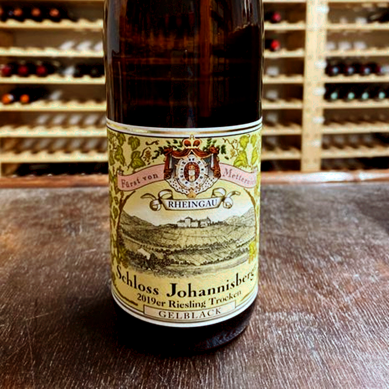 德国进口约翰山黄标雷司令干白葡萄酒Riesling Gelblack Trocken