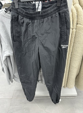 锐步Reebok男子Workout woven薄款运动休闲训练长裤FJ4060 GV5510