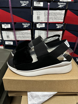 旭洋体育UGG Silverlake 耐磨运动绑带凉鞋 女款 黑白色1101919