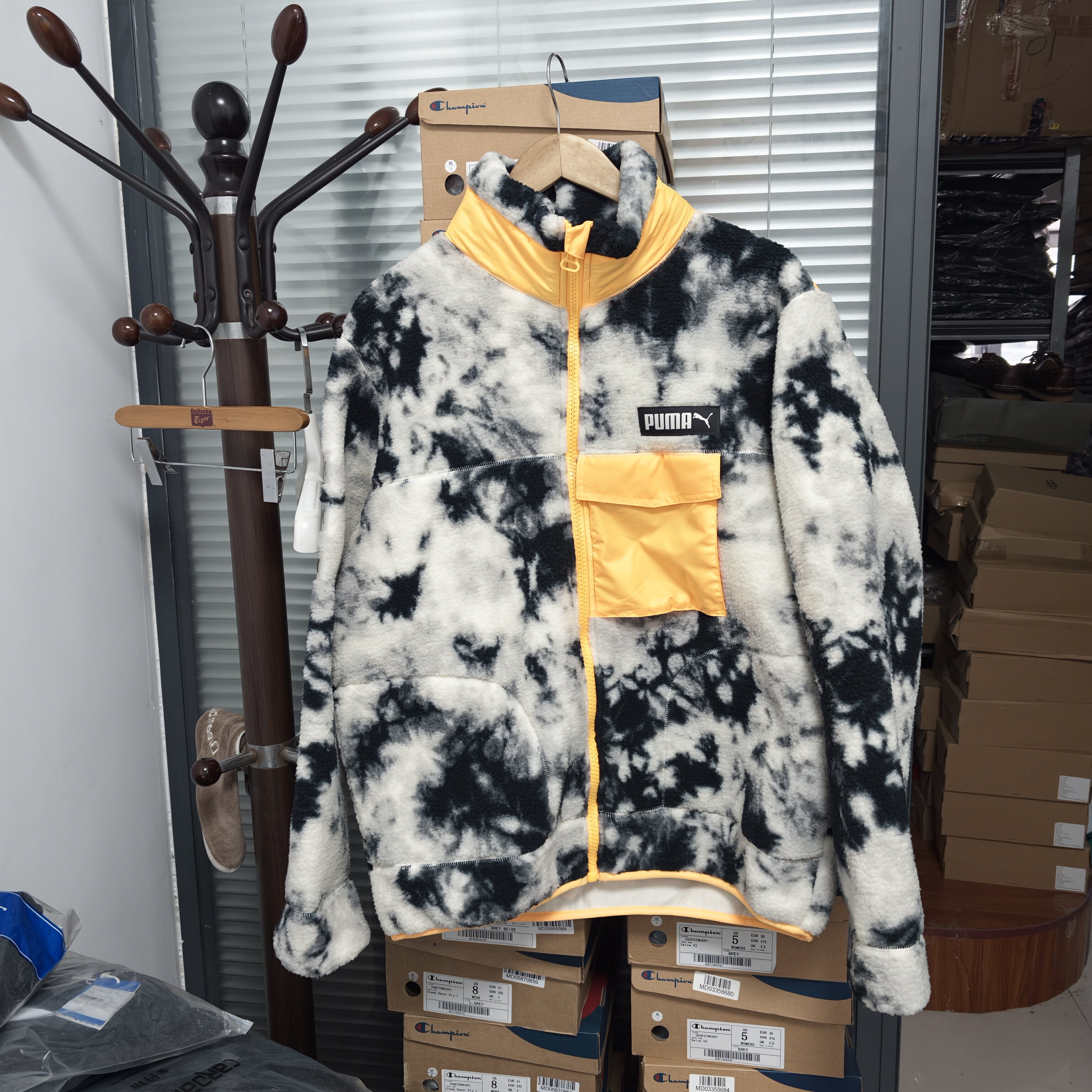 Puma/彪马正品春季新款男女运动休闲立领羊羔绒外套539708-65