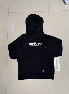 旭洋体育Dickies 字母印花连帽套头针织线圈卫衣 女款 DK011612