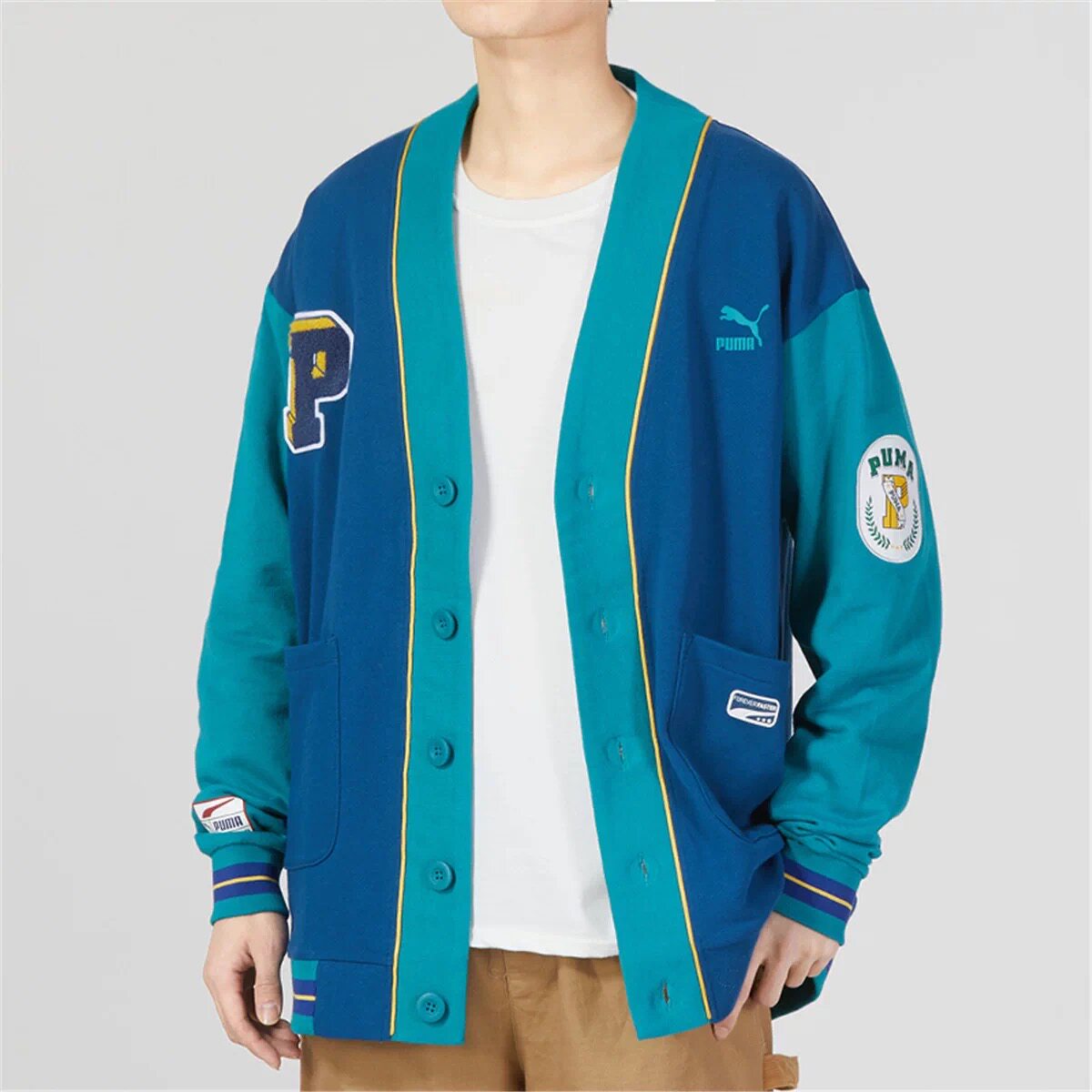 PUMA/彪马 男女舒适透气时尚生活休闲运动针织夹克外套 677374