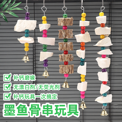 墨鱼骨玄凤虎皮牡丹鹦鹉高钙磨牙