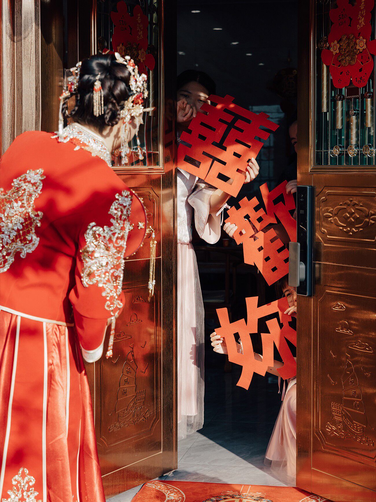 喜欢你喜字繁体字结婚婚庆拍照道具喜字无纺布材质加厚喜庆用品