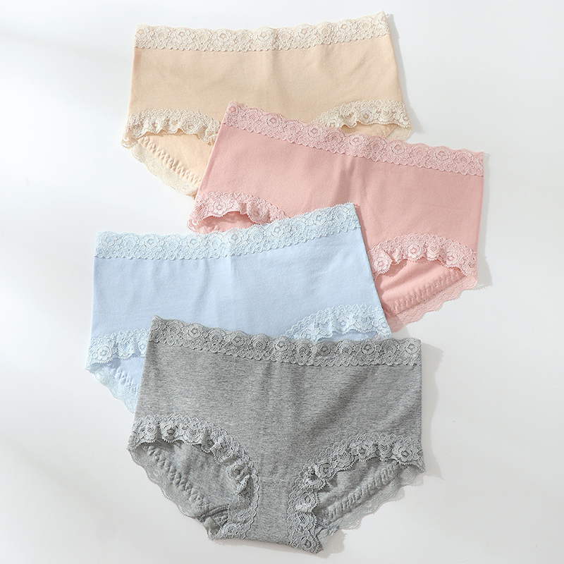 中腰内裤女纯棉底裆透气