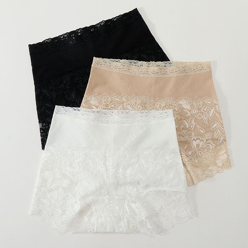 高腰收腹内裤女清仓安全裤打底无痕轻薄柔软蕾丝包臀棉防走光短裤,女士内衣/男士内衣/家居服,平角裤,淘宝优惠券,粉丝福利购,淘宝优惠卷