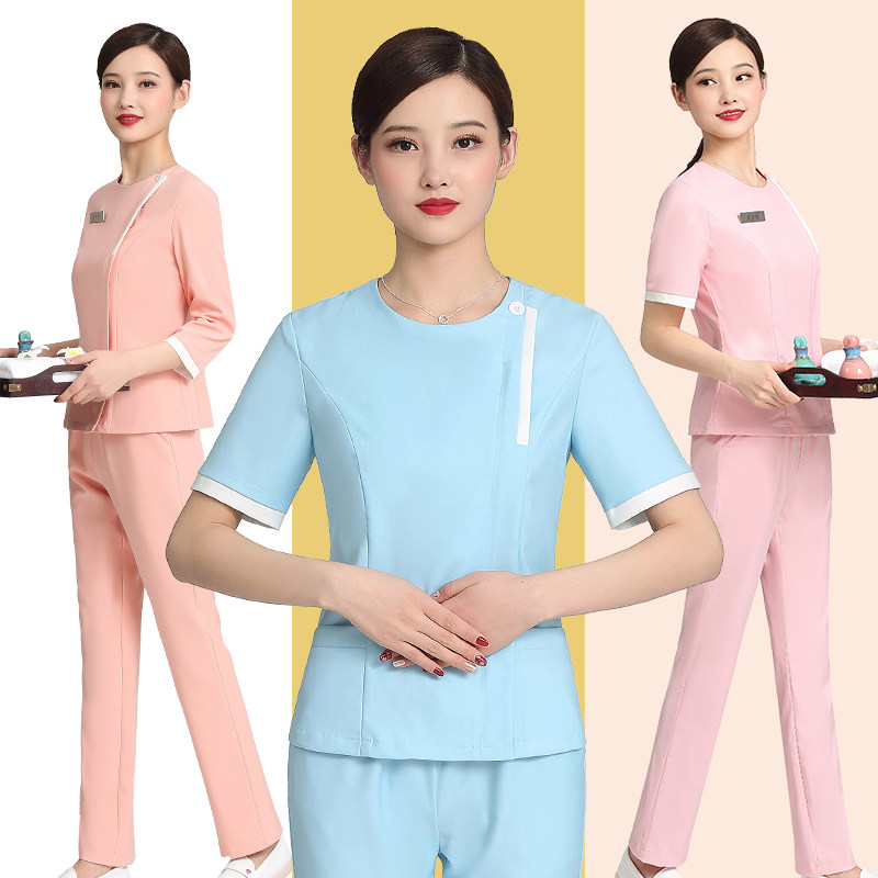 品牌美容师工作服女高端美容院皮肤管理师工作服spa技师套装养生