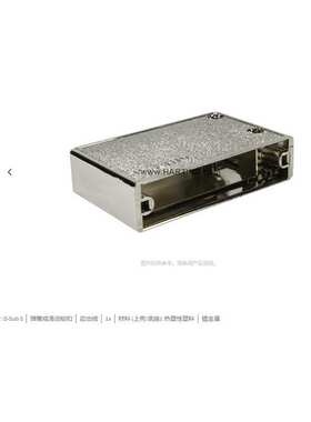 HARTING浩亭09670500513 D-Sub5 底座外壳 弹簧或滑动锁扣 边出线