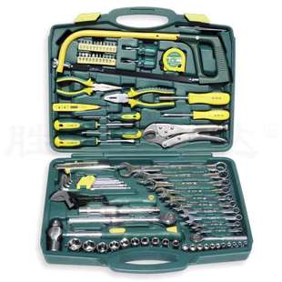 胜达85件机修家用工具套装 五金工具 66件套机修组套汽修工具箱