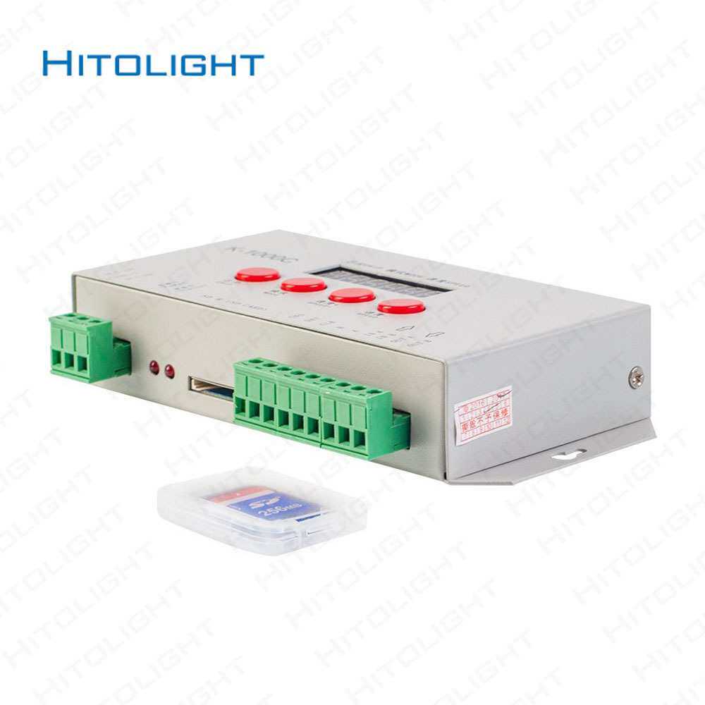 喜来灯K1000C幻彩灯带可编程led控制器 DMX512控制单双线IC控制器