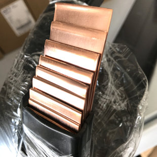 多层叠片式绝缘软母排软铜排柔性连接80*1*5/6/8/10黑色大电流