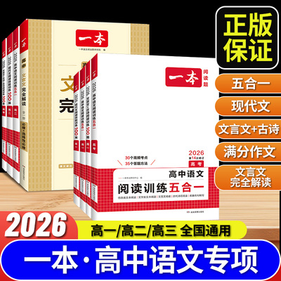 一本高中语文专项训练