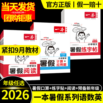 2025一本暑假作业专项系列