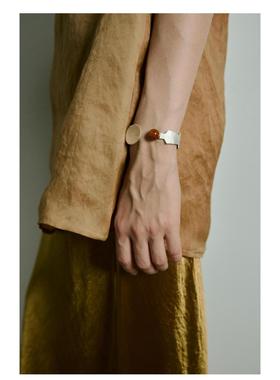 VERB【寻物-小圆勺烧白戒指/手镯】搭配天然水晶银