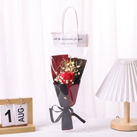 Новая 1 роза [красная] свет+сумка